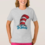 Dr. Seuss Hat Logo T-Shirt<br><div class="desc">Feiern Sie das Lesen mit dieser niedlichen Katze im Hutlogo.</div>