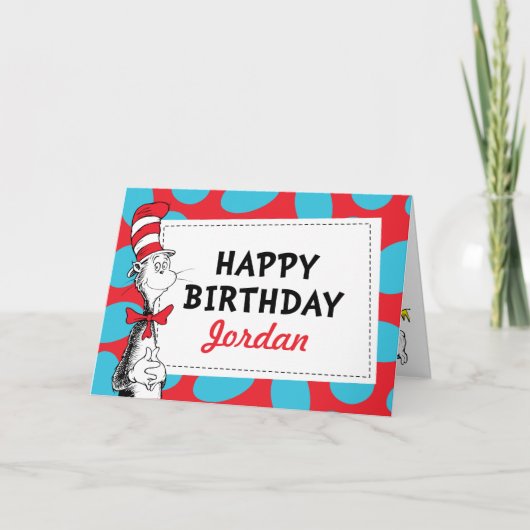 Dr. Seuss | Herzlichen Glückwunsch zum Geburtstag! Karte (Vorderseite)