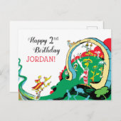 Dr. Seuss | Herzlichen Glückwunsch zum Geburtstag! Postkarte (Vorne/Hinten)