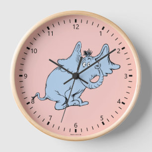 Dr. Seuss Horton blickt zur Seite Uhr