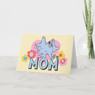 Dr. Seuss Horton Elefant Mutter Muttertag Foto Karte