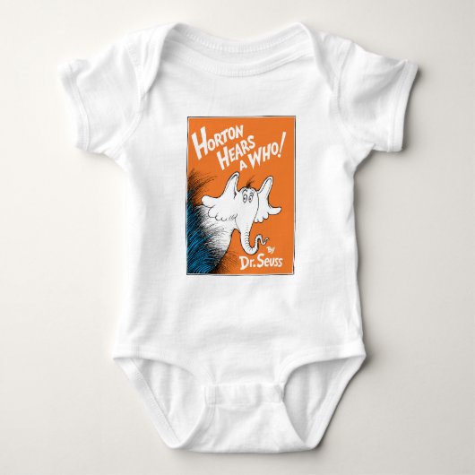 Dr. Seuss | Horton hört A Who the Book Baby Strampler (Vorderseite)