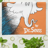 Dr. Seuss | Horton hört A Who the Book Geschirrtuch (Gefaltet)