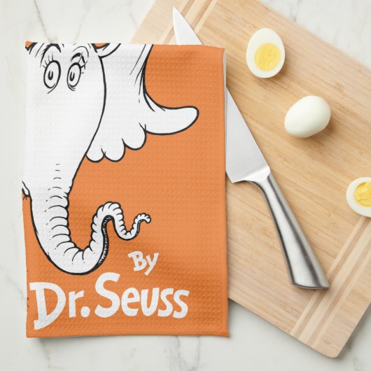 Dr. Seuss | Horton hört A Who the Book Geschirrtuch (Viertel Falte)