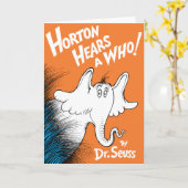 Dr. Seuss | Horton hört A Who the Book Karte (Gelbe Blume)
