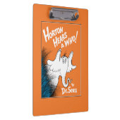 Dr. Seuss | Horton hört A Who the Book Klemmbrett (Rechts)