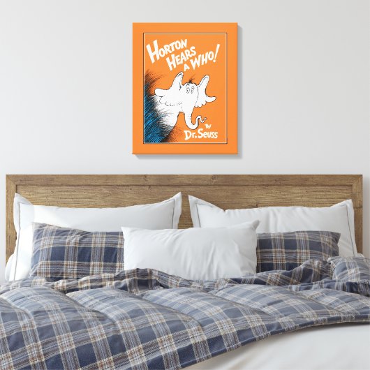 Dr. Seuss | Horton hört A Who the Book Leinwanddruck (Insitu (Schlafzimmer))