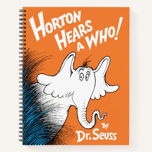 Dr. Seuss | Horton hört A Who the Book Notizblock (Vorderseite)