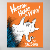 Dr. Seuss | Horton hört A Who the Book Poster (Vorne)