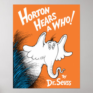 Dr. Seuss Horton hört A Who the Book Poster