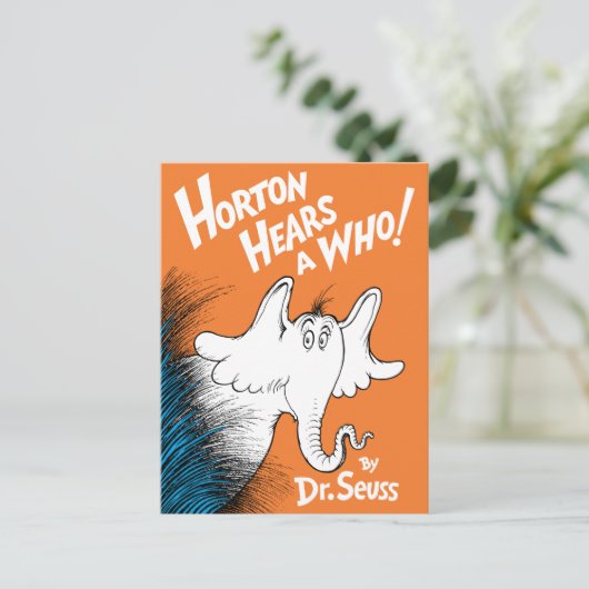 Dr. Seuss | Horton hört A Who the Book Postkarte (Stehend Vorderseite)