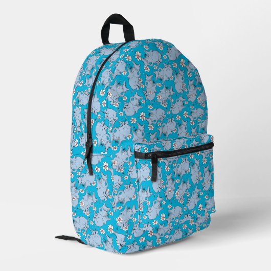 Dr. Seuss Horton hört ein Hu! Bedruckter Rucksack (Rückseitige Ecke links)