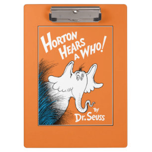 Dr. Seuss   Horton hört ein Hu das Buch Klemmbrett