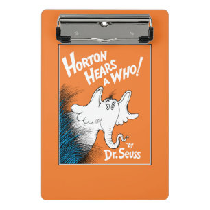 Dr. Seuss   Horton hört ein Hu! das Buch Mini Klemmbrett