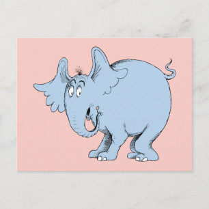Dr. Seuss Horton hört ein Hu Postkarte