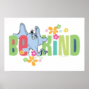 Dr. Seuss Horton hört ein Hu Sei freundlich Poster