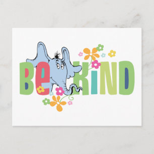 Dr. Seuss Horton Hört Ein Hu Sei Freundlich Postkarte