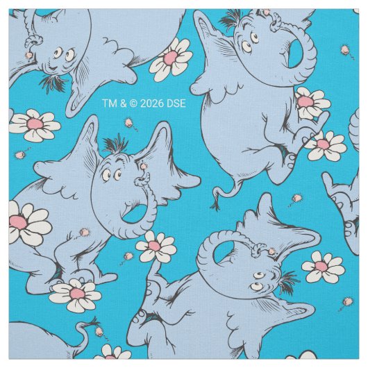 Dr. Seuss Horton hört ein Hu! Stoff (Muster)