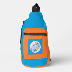Dr. Seuss Horton Hört Ein Huu Orangefarbene Tupfen Crossbody Bag