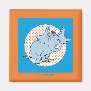 Dr. Seuss Horton Hört Ein Huu Orangefarbene Tupfen Magnet