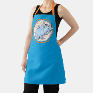 Dr. Seuss Horton Hört Ein Huu Orangefarbene Tupfen Schürze
