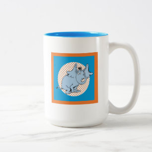 Dr. Seuss Horton Hört Ein Huu Orangefarbene Tupfen Zweifarbige Tasse