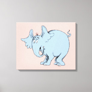 Dr. Seuss   Horton hört ein Wer ist da Leinwanddruck