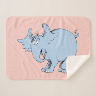 Dr. Seuss Horton hört ein Wer ist da Sherpadecke