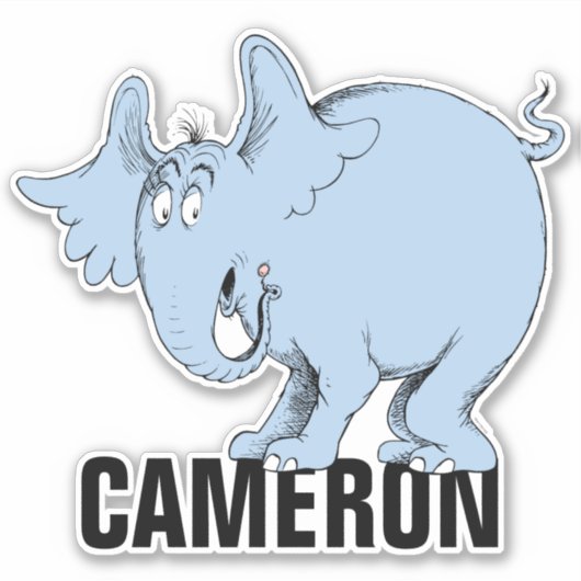 Dr. Seuss | Horton Hört Wen Aufkleber (Vorderseite)