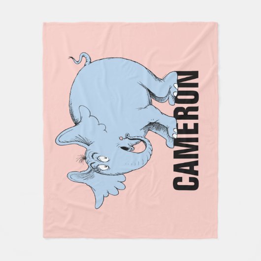 Dr. Seuss | Horton Hört Wen Fleecedecke (Vorderseite)