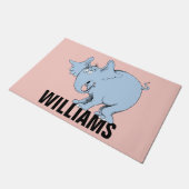 Dr. Seuss | Horton Hört Wen Fußmatte (Schrägansicht)