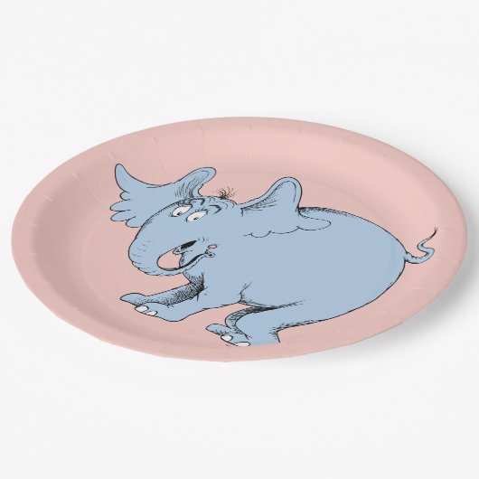 Dr. Seuss | Horton Hört Wen Pappteller (Schrägansicht)