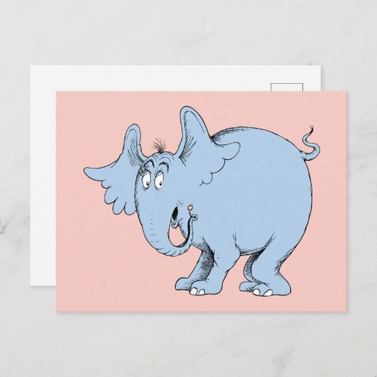 Dr. Seuss | Horton Hört Wen Postkarte (Vorne/Hinten)