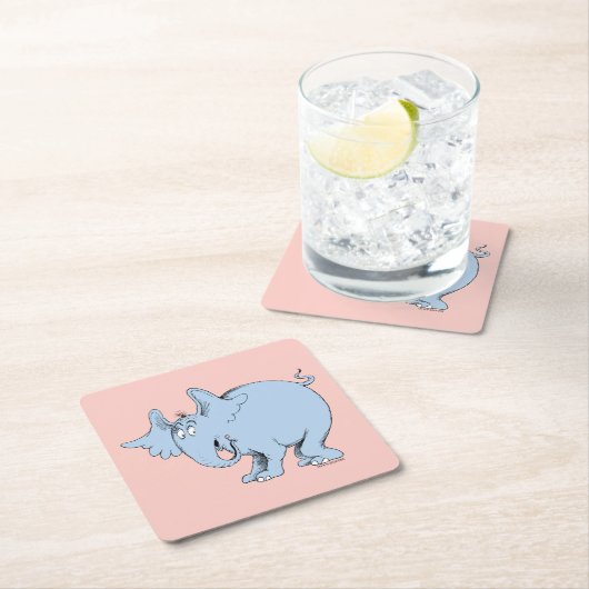 Dr. Seuss | Horton Hört Wen Rechteckiger Pappuntersetzer (Vor Ort)