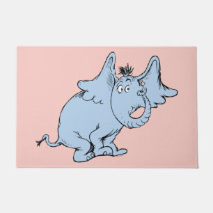 Dr. Seuss   Horton Seitenblick Fußmatte