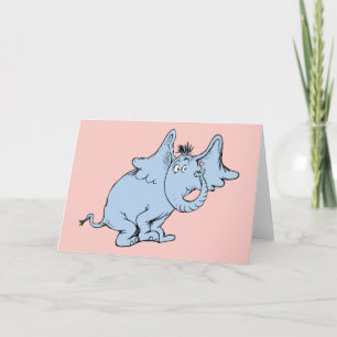 Dr. Seuss   Horton Seitenblick Karte
