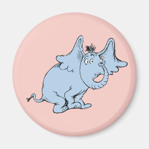 Dr. Seuss   Horton Seitenblick Magnet