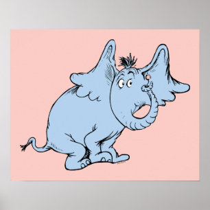 Dr. Seuss   Horton Seitenblick Poster