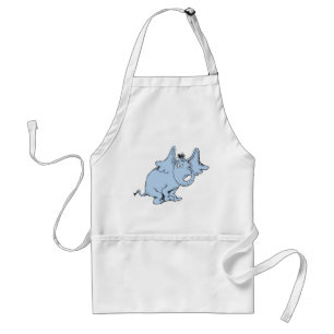 Dr. Seuss Horton Seitenblick Schürze