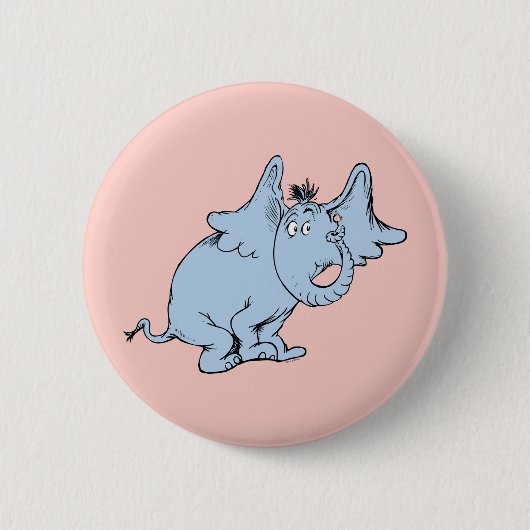 Dr. Seuss | Horton Side Look Button (Vorderseite)