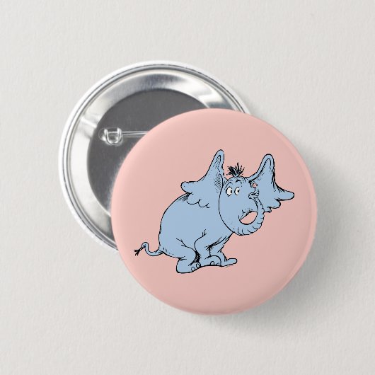Dr. Seuss | Horton Side Look Button (Vorne & Hinten)