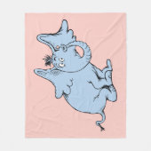 Dr. Seuss | Horton Side Look Fleecedecke (Vorderseite)
