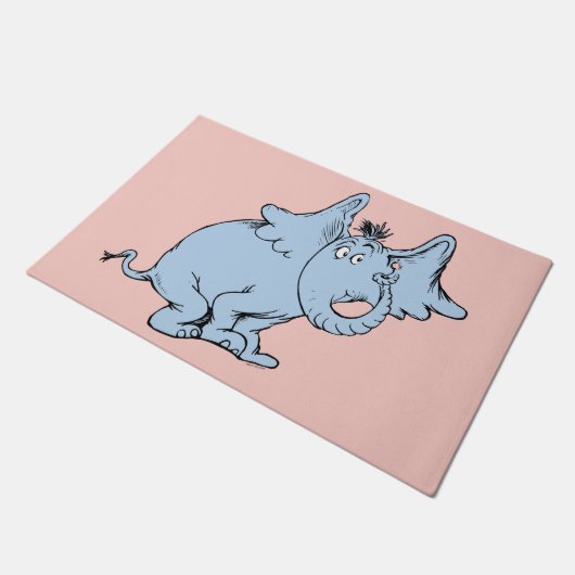 Dr. Seuss | Horton Side Look Fußmatte (Schrägansicht)