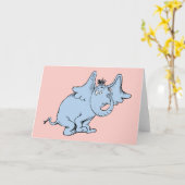 Dr. Seuss | Horton Side Look Karte (Gelbe Blume)
