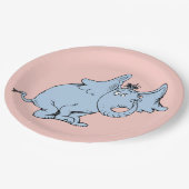 Dr. Seuss | Horton Side Look Pappteller (Schrägansicht)