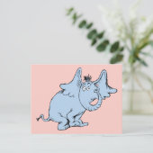 Dr. Seuss | Horton Side Look Postkarte (Stehend Vorderseite)