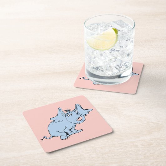 Dr. Seuss | Horton Side Look Rechteckiger Pappuntersetzer (Vor Ort)