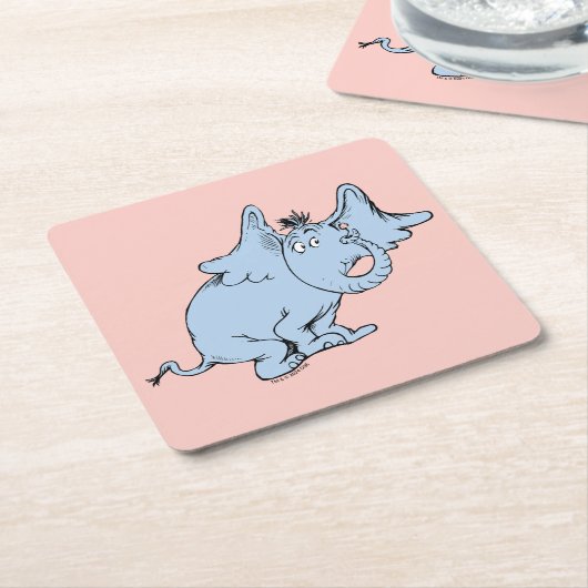 Dr. Seuss | Horton Side Look Rechteckiger Pappuntersetzer (angewinkelt)