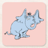 Dr. Seuss | Horton Side Look Rechteckiger Pappuntersetzer (Vorderseite)