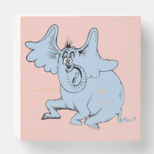Dr. Seuss   Horton und der Speck von Staub Holzkisten Schild